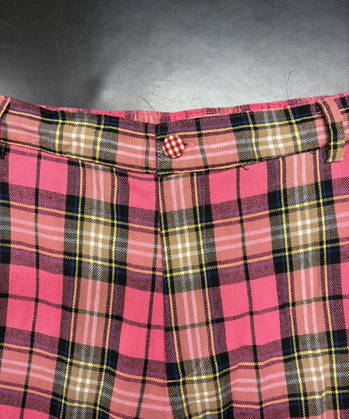 CIAOPANIC（チャオパニック）の「【I’ｍ×CIAOPANIC】変身レイヤードチェックパンツ（その他パンツ・レディース・グリーン/ピンク・ONE SIZE）」の9枚目の写真