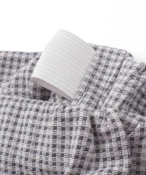 SLAP SLIP（スラップスリップ）の「裾フリル7分丈デニムニットチェックレギンス(80~120cm)（レギンス/スパッツ・キッズ・ブルー/グレー系その他/レッド系その他・120cm/90cm/110cm/80ｃｍ/100cm）」の14枚目の写真