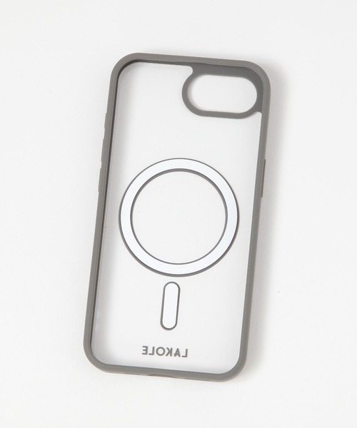 LAKOLE（ラコレ）の「MSiPhoneケース[iPhone16e] / 660691（スマホケース/カバー・レディース・アイボリー/パープル/チャコール・FREE）」の4枚目の写真