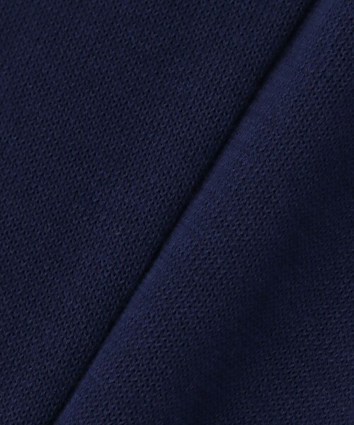 allureville（アルアバイル）の「コットンシルクVネックプルオーバー（ニット/セーター・レディース・ネイビー/オフホワイト・2）」の10枚目の写真