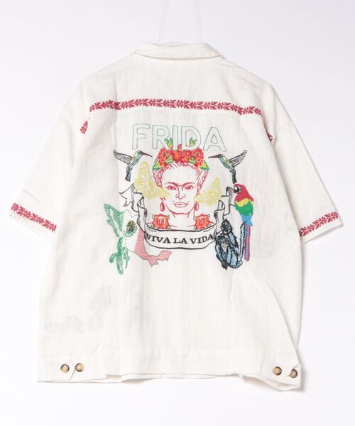チチカカ(チチカカ)の「Rico 世界の偉人刺繍メンズシャツ(シャツ/ブラウス・レディース・その他1/その他3/その他2・FREE)」の5枚目の写真
