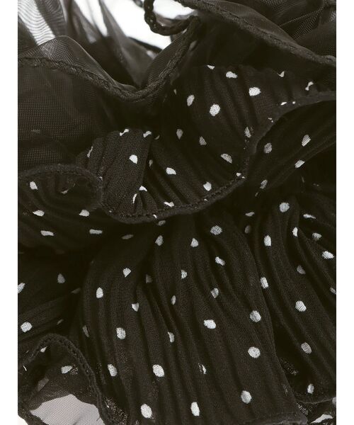 EATME（イートミー）の「ドット×オーガンジシュシュ（シュシュ・レディース・ブラック・FREE）」の5枚目の写真