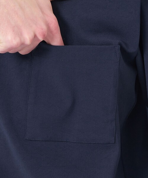 MACKINTOSH PHILOSOPHY(マッキントッシュ フィロソフィー)の「ブリテック クルーネックロンT ドライフラットストレッチクロス(Tシャツ/カットソー・メンズ・ブラック/ホワイト/ホワイト系その他/ダークネイビー・38/40)」の11枚目の写真