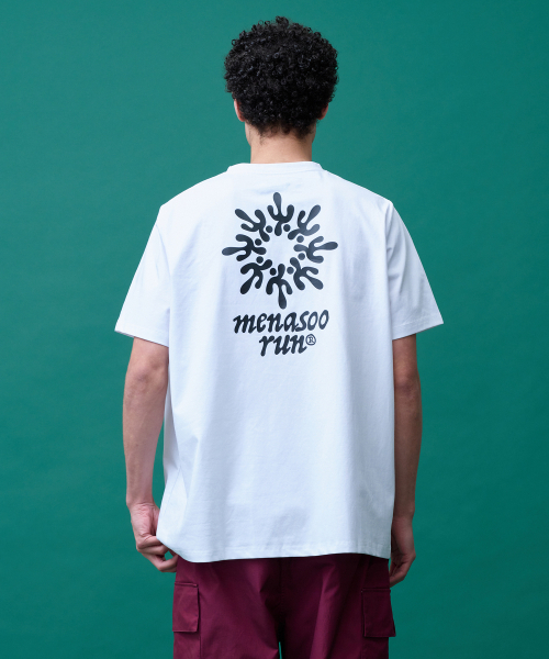 MENASOO(ミナス)の「Run Symbol Sorona T Shirt (Basic Fit)(Tシャツ/カットソー・レディース・ホワイト/ミント/ネイビー・S/2XL/L)」の18枚目の写真