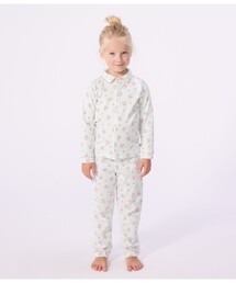 PETIT BATEAU（プチバトー）の「衿つきプリント長袖パジャマ（ルームウェア/パジャマ）」
