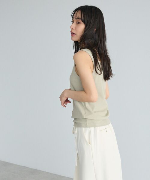 CRAFT STANDARD BOUTIQUE(クラフトスタンダードブティック)の「前後2WAYタンクトップインナー(キャミソール・レディース・ホワイト/ベージュ/ブラック・M/L)」の6枚目の写真