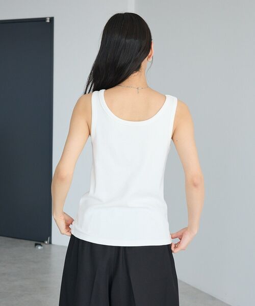 CRAFT STANDARD BOUTIQUE(クラフトスタンダードブティック)の「前後2WAYタンクトップインナー(キャミソール・レディース・ホワイト/ベージュ/ブラック・M/L)」の14枚目の写真