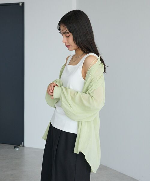 CRAFT STANDARD BOUTIQUE(クラフトスタンダードブティック)の「前後2WAYタンクトップインナー(キャミソール・レディース・ホワイト/ベージュ/ブラック・M/L)」の15枚目の写真