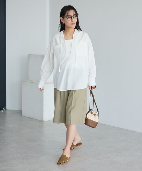 CRAFT STANDARD BOUTIQUE(クラフトスタンダードブティック)の「前後2WAYタンクトップインナー(キャミソール・レディース・ホワイト/ベージュ/ブラック・M/L)」の18枚目の写真