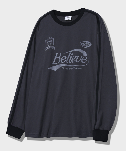 JEEP（ジープ）の「RUSH トラックロングスリーブTシャツ (JQ5TSU823DG)（Tシャツ/カットソー・レディース・その他・SMALL/MEDIUM/LARGE/X-LARGE）」の2枚目の写真