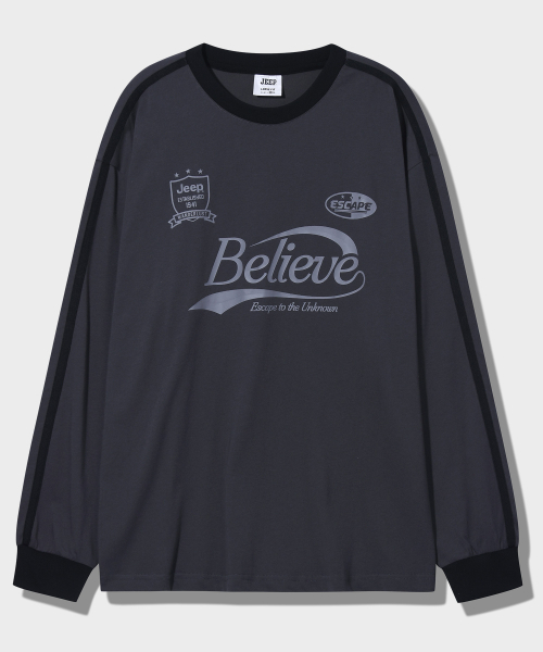 JEEP（ジープ）の「RUSH トラックロングスリーブTシャツ (JQ5TSU823DG)（Tシャツ/カットソー・レディース・その他・SMALL/MEDIUM/LARGE/X-LARGE）」の3枚目の写真