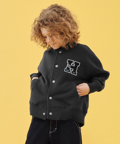 Lee（リー）の「Lee/リー【110-150cm】キッズ スウェットジャケット（その他アウター・キッズ・ネイビー・110/120/130/140/150）」の4枚目の写真