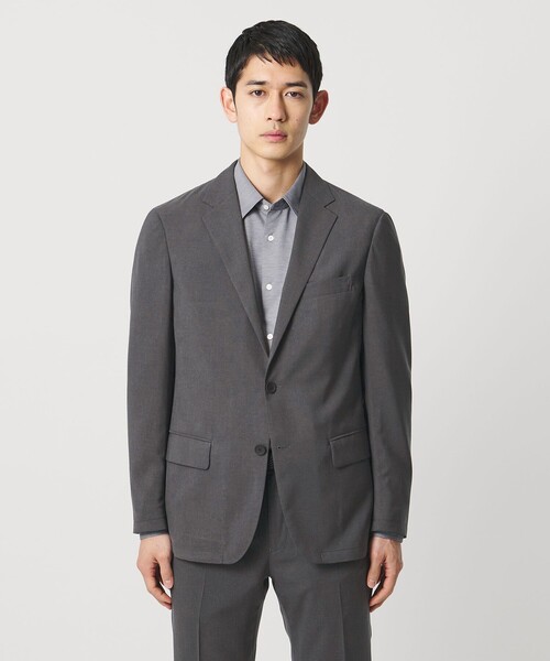 UNITED ARROWS（ユナイテッドアローズ）の「ウールルック 2ボタン シングル テーラードジャケット UA COZY　ウォッシャブル　ヨコストレッチ（テーラードジャケット・メンズ・モカ/ダークグレー・XL/L/M）」の5枚目の写真