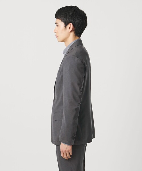 UNITED ARROWS（ユナイテッドアローズ）の「ウールルック 2ボタン シングル テーラードジャケット UA COZY　ウォッシャブル　ヨコストレッチ（テーラードジャケット・メンズ・モカ/ダークグレー・XL/L/M）」の6枚目の写真