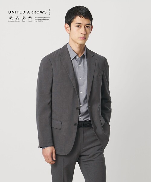 UNITED ARROWS（ユナイテッドアローズ）の「ウールルック 2ボタン シングル テーラードジャケット UA COZY　ウォッシャブル　ヨコストレッチ（テーラードジャケット・メンズ・モカ/ダークグレー・XL/L/M/S/XXL/XXXL）」の14枚目の写真