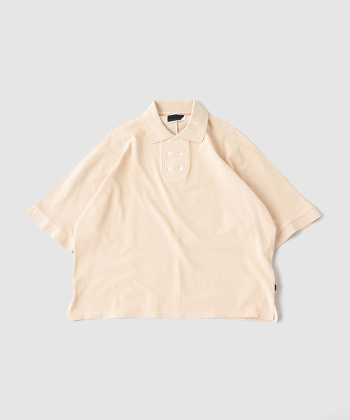 PHINGERIN(フィンガリン)の「PHINGERIN / フィンガリン DOUBLE ポロシャツ(ポロシャツ・メンズ・ベージュ/グリーン系その他・MEDIUM)」の1枚目の写真