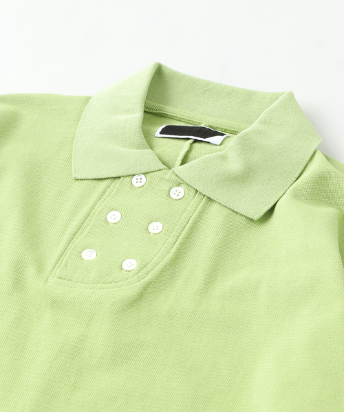 PHINGERIN(フィンガリン)の「PHINGERIN / フィンガリン DOUBLE ポロシャツ(ポロシャツ・メンズ・ベージュ/グリーン系その他・MEDIUM)」の4枚目の写真