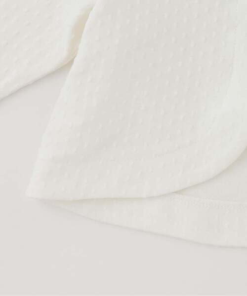 sense of wonder（センスオブワンダー）の「長袖ボレロ（カーディガン/ボレロ・キッズ・ピンク/オフホワイト・130cm/80ｃｍ/90cm/100cm/110cm/120cm）」の5枚目の写真