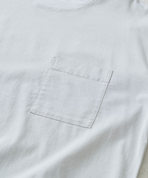 quadro(クオドロ)の「アサレチックポケ付プルオーバー(Tシャツ/カットソー・レディース・チャコール/オフホワイト/グレー/ブルー・FREE)」の18枚目の写真