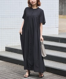 LAVEANGE（ラビアンジェ）の「切替えギャザーワンピース（ワンピース）」