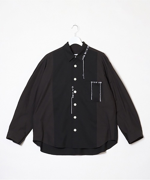 DISCOVERED(ディスカバード)の「TWO OVER SHIRTS(シャツ/ブラウス・メンズ・ブラック/ホワイト・1/3)」の2枚目の写真