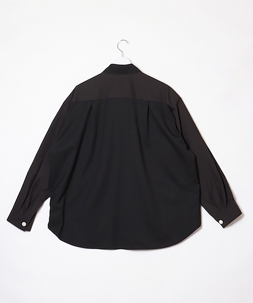 DISCOVERED(ディスカバード)の「TWO OVER SHIRTS(シャツ/ブラウス・メンズ・ブラック/ホワイト・1/3)」の3枚目の写真