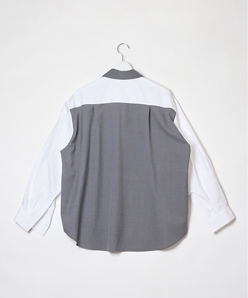 DISCOVERED(ディスカバード)の「TWO OVER SHIRTS(シャツ/ブラウス・メンズ・ブラック/ホワイト・1/3)」の4枚目の写真