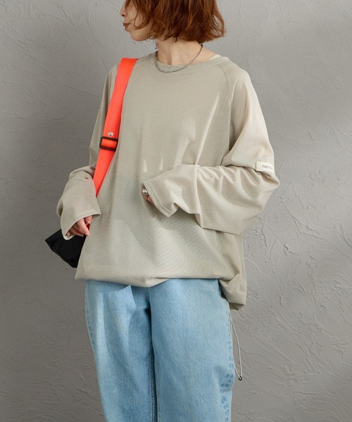 NORDISK（ノルディスク）の「[NORDISK/ノルディスク] 別注 ドローコード メッシュプルオーバー（Tシャツ/カットソー・レディース・チャコールグレー/ブラック/ベージュ・M/XL/L）」の5枚目の写真