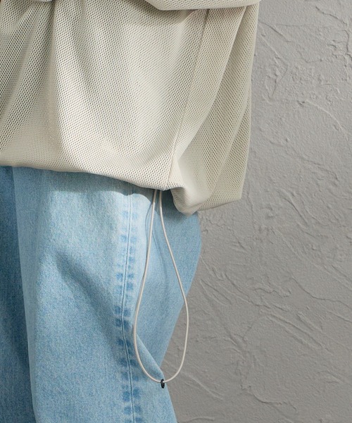 NORDISK（ノルディスク）の「[NORDISK/ノルディスク] 別注 ドローコード メッシュプルオーバー（Tシャツ/カットソー・レディース・チャコールグレー/ブラック/ベージュ・M/XL/L）」の12枚目の写真