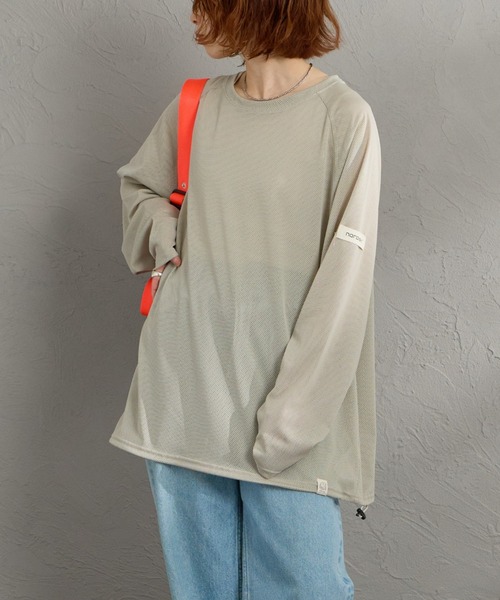 NORDISK（ノルディスク）の「[NORDISK/ノルディスク] 別注 ドローコード メッシュプルオーバー（Tシャツ/カットソー・レディース・チャコールグレー/ブラック/ベージュ・M/XL/L）」の13枚目の写真