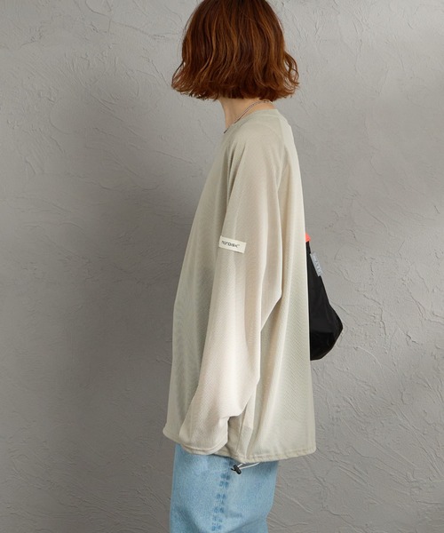 NORDISK（ノルディスク）の「[NORDISK/ノルディスク] 別注 ドローコード メッシュプルオーバー（Tシャツ/カットソー・レディース・チャコールグレー/ブラック/ベージュ・M/XL/L）」の14枚目の写真