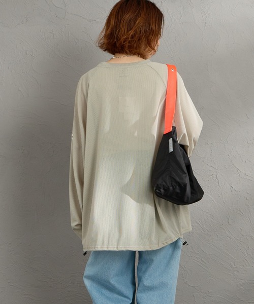 NORDISK（ノルディスク）の「[NORDISK/ノルディスク] 別注 ドローコード メッシュプルオーバー（Tシャツ/カットソー・レディース・チャコールグレー/ブラック/ベージュ・M/XL/L）」の15枚目の写真