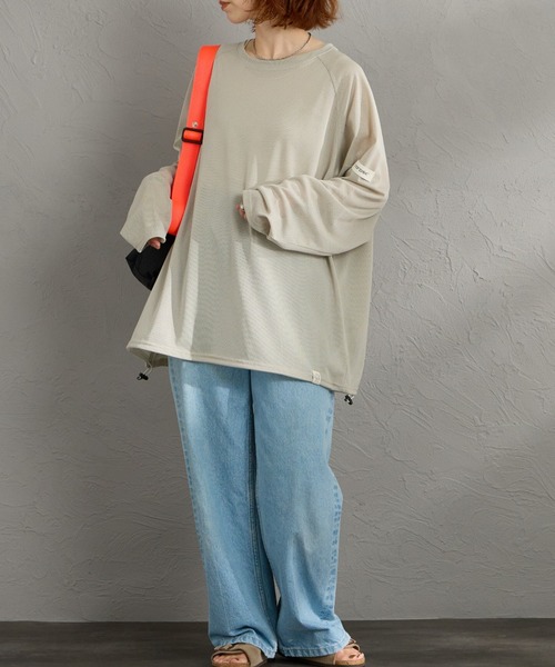 NORDISK（ノルディスク）の「[NORDISK/ノルディスク] 別注 ドローコード メッシュプルオーバー（Tシャツ/カットソー・レディース・チャコールグレー/ブラック/ベージュ・M/XL/L）」の16枚目の写真