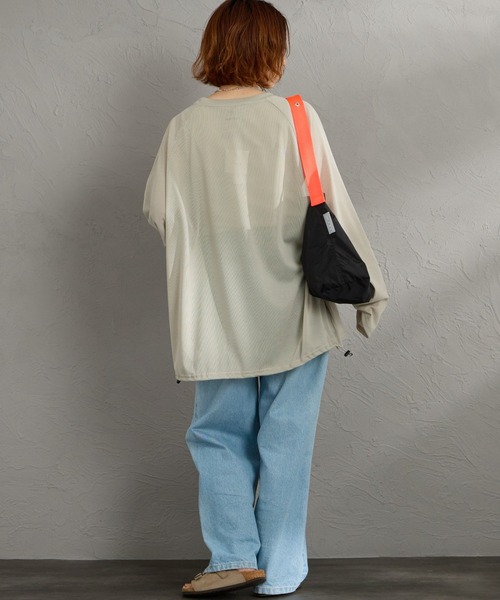 NORDISK（ノルディスク）の「[NORDISK/ノルディスク] 別注 ドローコード メッシュプルオーバー（Tシャツ/カットソー・レディース・チャコールグレー/ブラック/ベージュ・M/XL/L）」の18枚目の写真