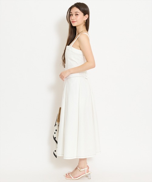 WILLSELECTION(ウィルセレクション)の「ステッチデザインフロントZIPワンピース(ワンピース・レディース・オフホワイト/ブラック/ネイビー・FREE)」の20枚目の写真