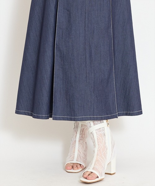 WILLSELECTION(ウィルセレクション)の「ステッチデザインフロントZIPワンピース(ワンピース・レディース・オフホワイト/ブラック/ネイビー・FREE)」の6枚目の写真