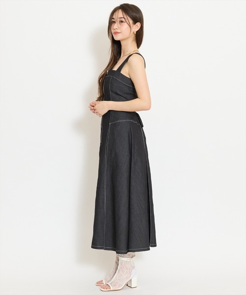 WILLSELECTION(ウィルセレクション)の「ステッチデザインフロントZIPワンピース(ワンピース・レディース・オフホワイト/ブラック/ネイビー・FREE)」の11枚目の写真