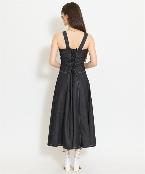 WILLSELECTION(ウィルセレクション)の「ステッチデザインフロントZIPワンピース(ワンピース・レディース・オフホワイト/ブラック/ネイビー・FREE)」の12枚目の写真