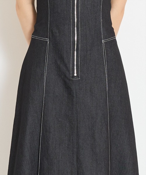WILLSELECTION(ウィルセレクション)の「ステッチデザインフロントZIPワンピース(ワンピース・レディース・オフホワイト/ブラック/ネイビー・FREE)」の15枚目の写真