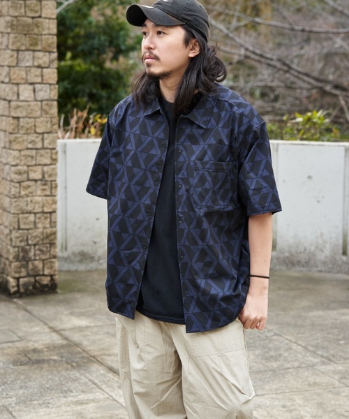 NO NEED（ノーニード）の「AIRレギュラーシャツ（シャツ/ブラウス・メンズ・ブラック/ベージュ/ネイビー/オリーブ・LL）」の9枚目の写真