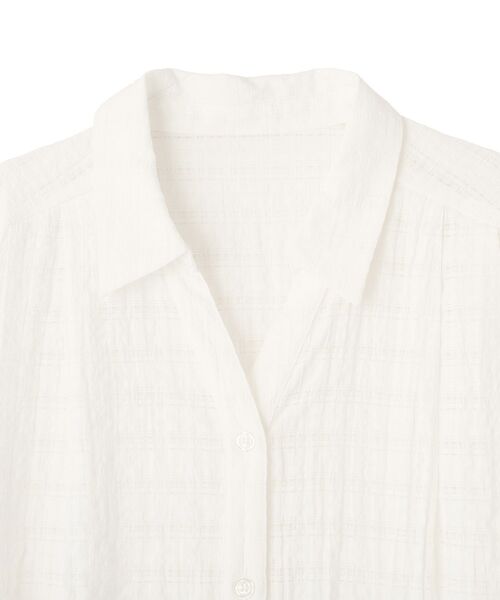 Green Parks(グリーンパークス)の「シアーチェックシャツワンピース(シャツワンピース・レディース・オレンジ/ブラック/オフホワイト・FREE)」の22枚目の写真