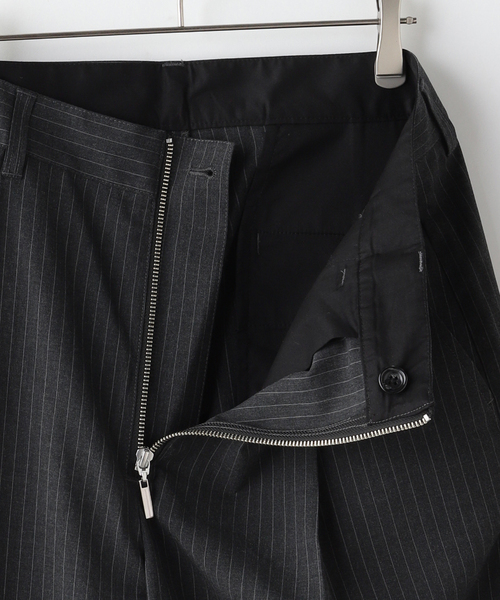 JOINT WORKS（ジョイントワークス）の「フロントジップスラックス / J Front Zip Slacks（スラックス・メンズ・ネイビー/チャコールグレー/ブラック・LARGE/MEDIUM）」の5枚目の写真