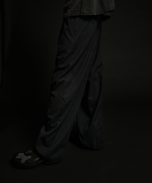 JOINT WORKS（ジョイントワークス）の「フロントジップスラックス / J Front Zip Slacks（スラックス・メンズ・ネイビー/チャコールグレー/ブラック・LARGE/MEDIUM）」の18枚目の写真