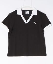 PUMA ウェア プーマウェア W WARDROBE ESS POLO ショートスリーブ 636874 01BK