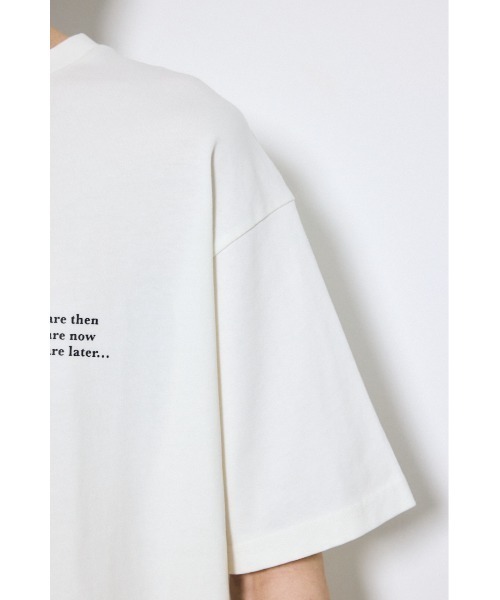 AZUL by moussy(アズールバイマウジー)の「引き揃え天竺バックメッセージロゴTシャツ(Tシャツ/カットソー・メンズ・ブラック/ライトブルー/ホワイト/ライトグレー・SMALL/MEDIUM/LARGE)」の7枚目の写真