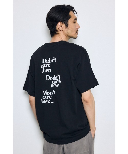 AZUL by moussy(アズールバイマウジー)の「引き揃え天竺バックメッセージロゴTシャツ(Tシャツ/カットソー・メンズ・ブラック/ライトブルー/ホワイト/ライトグレー・SMALL/MEDIUM/LARGE)」の9枚目の写真