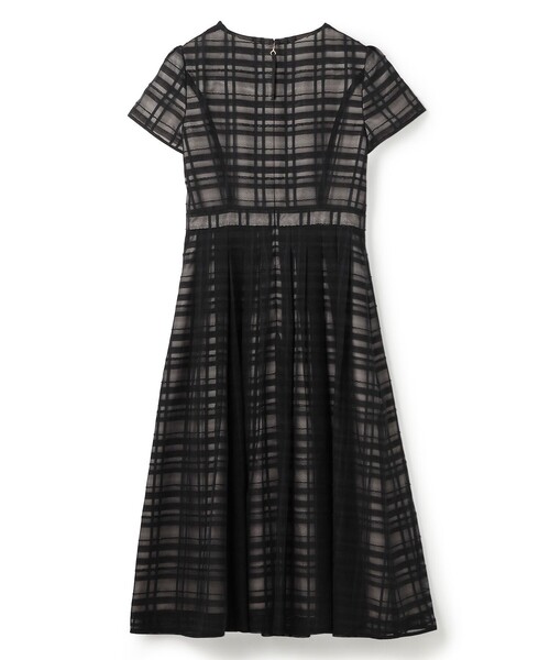 TOCCA（トッカ）の「FLOATING CHECK ドレス（ワンピース・レディース・ブラック系5/グレー系5・0/4/6/2）」の15枚目の写真