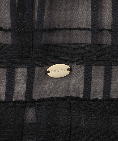 TOCCA（トッカ）の「FLOATING CHECK ドレス（ワンピース・レディース・ブラック系5/グレー系5・0/4/6/2）」の19枚目の写真