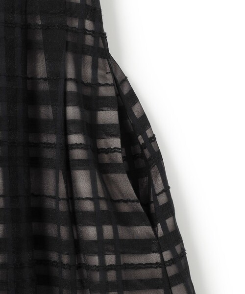 TOCCA（トッカ）の「FLOATING CHECK ドレス（ワンピース・レディース・ブラック系5/グレー系5・0/4/6/2）」の20枚目の写真