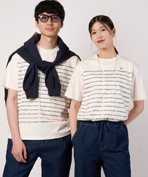 シェア AP パネルロゴボーダー Tシャツ